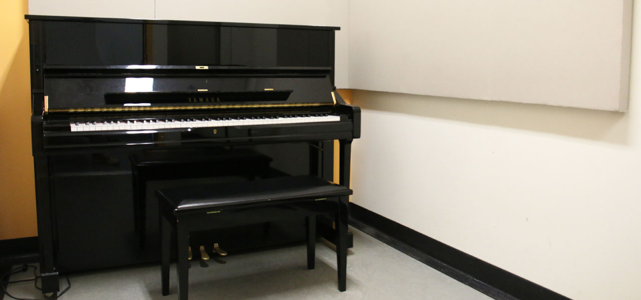 Music Practice Room with piano